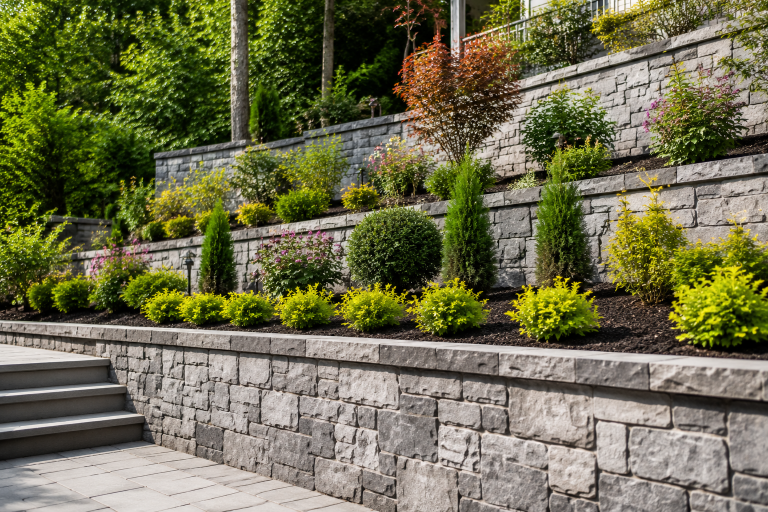 Retaining Walls project by Glyco Landscaping